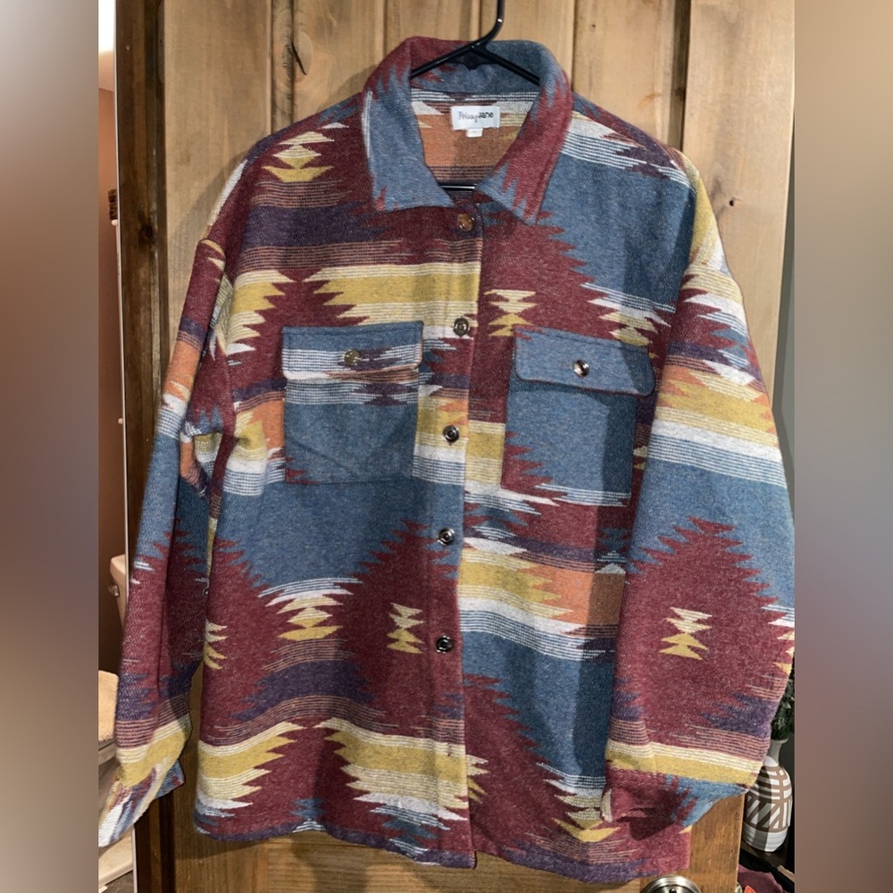 Aztec Print Jacket